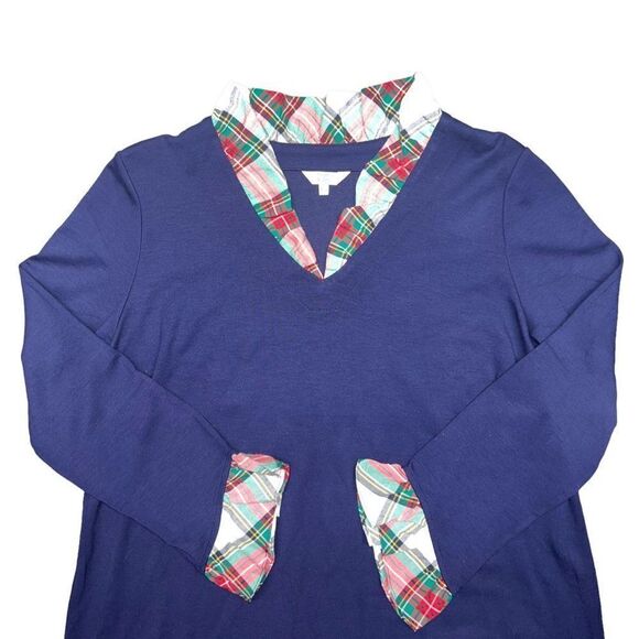 Crown & Ivy Signature Family of Crown Dress Ruffle Neck / Cuff Women's Large (L) - Picture 3 of 7